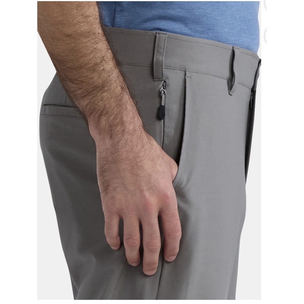 Birdie Bound Men's- Regular Fit-Golf‎ Pants-Gray-Casual-Size 42X30-NWT - Picture 4 of 5